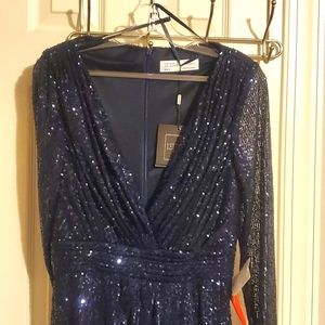 Mac Duggal designer embellished Evening gown